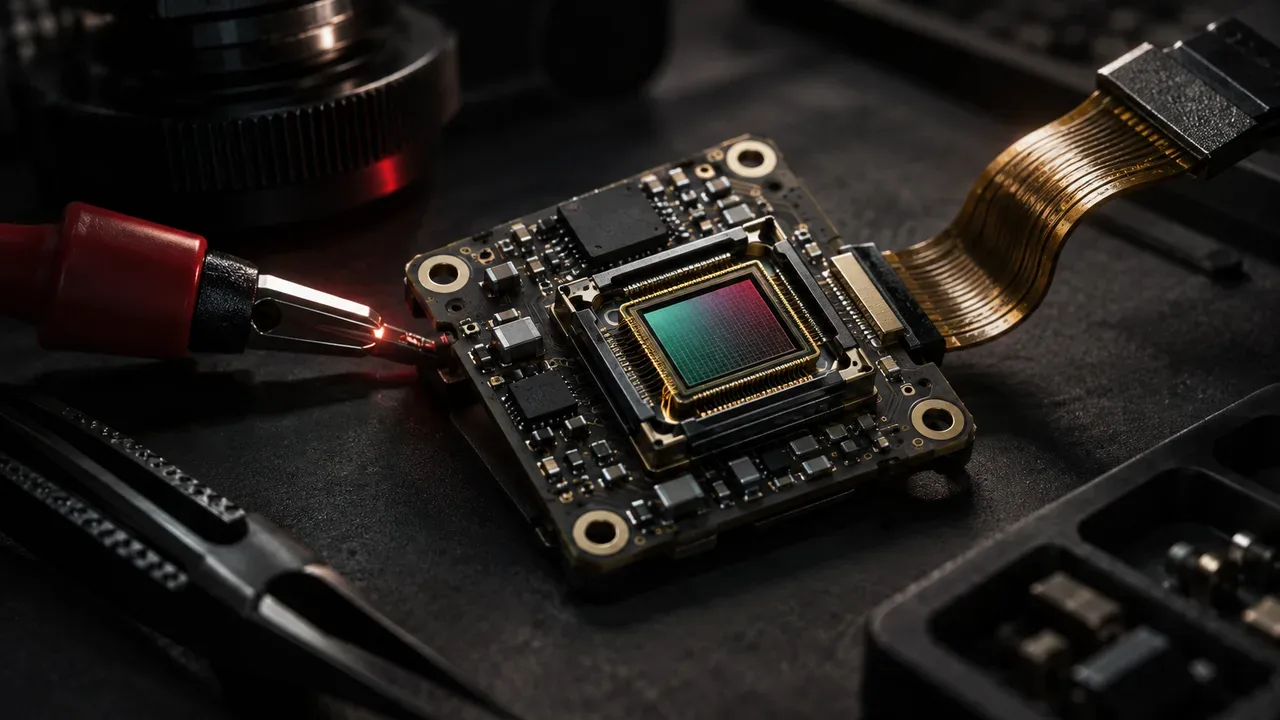 Módulo de sensor de imagem CMOS 1/1.8" de alta sensibilidade para câmera FPV em bancada técnica