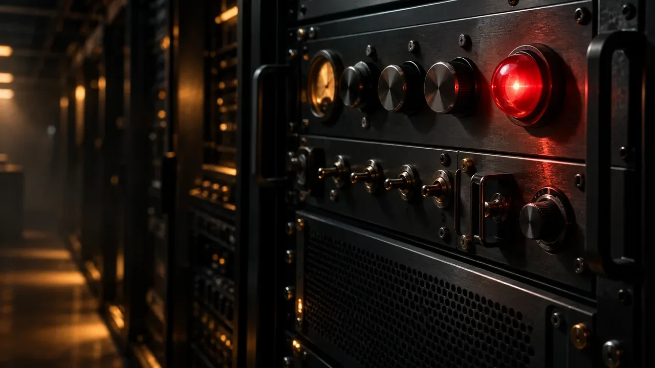 Terminal de controle de servidores e esteira de deploy em console escuro
