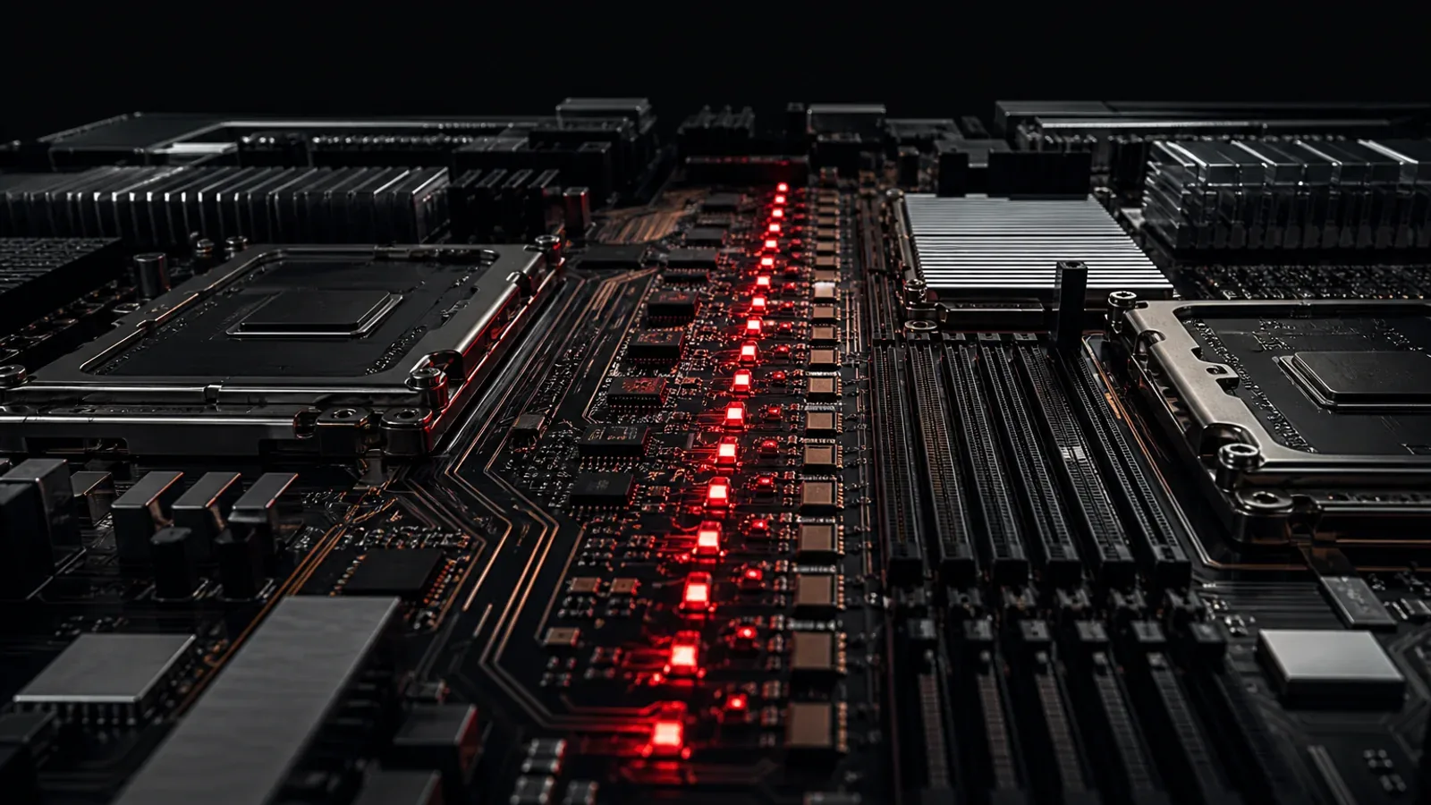 Barramentos de silício e indicadores de sincronização de hardware em servidor multi-socket