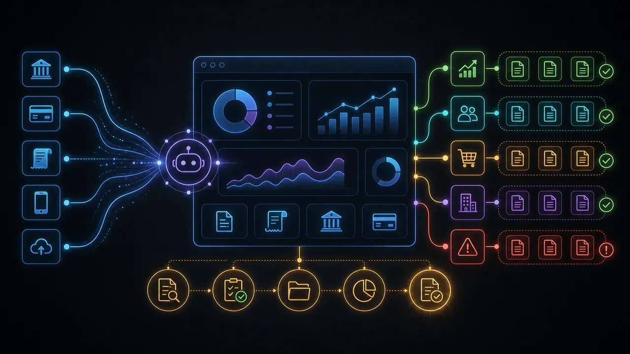 Dashboard de monitoramento financeiro com categorização automática via inteligência artificial