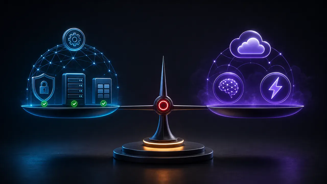 Comparação entre IA open source e fechada com foco em controle e custo