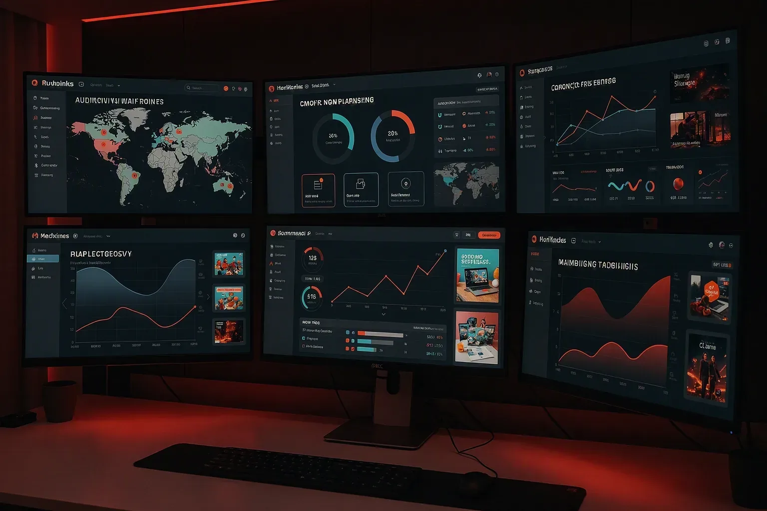 Central de campanhas e analytics para tráfego pago