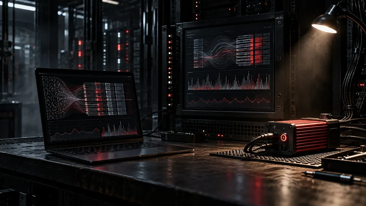 Terminal de controle e diagnóstico de infraestrutura de inferência com console de alta precisão