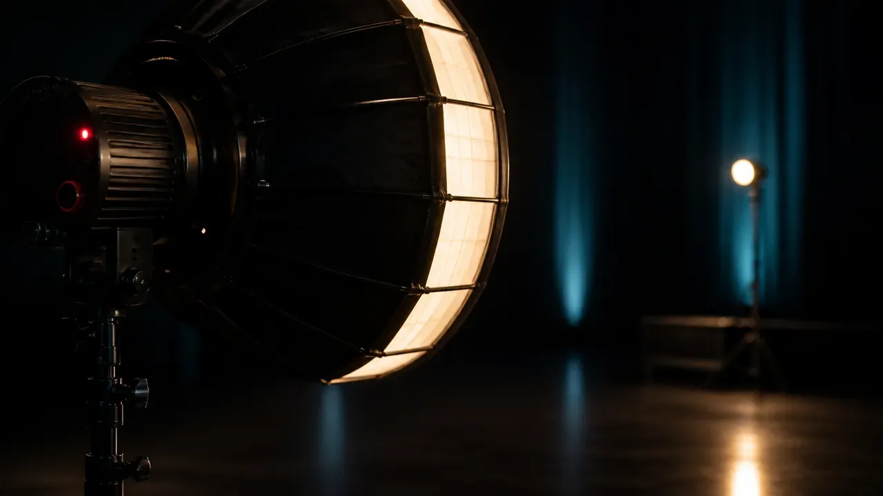 Entrevista com fundador em estúdio com cinematografia de marca sóbria